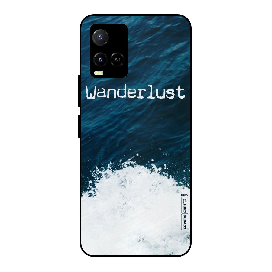 Ocean Wanderlust Metal Back Case for Vivo Y21A