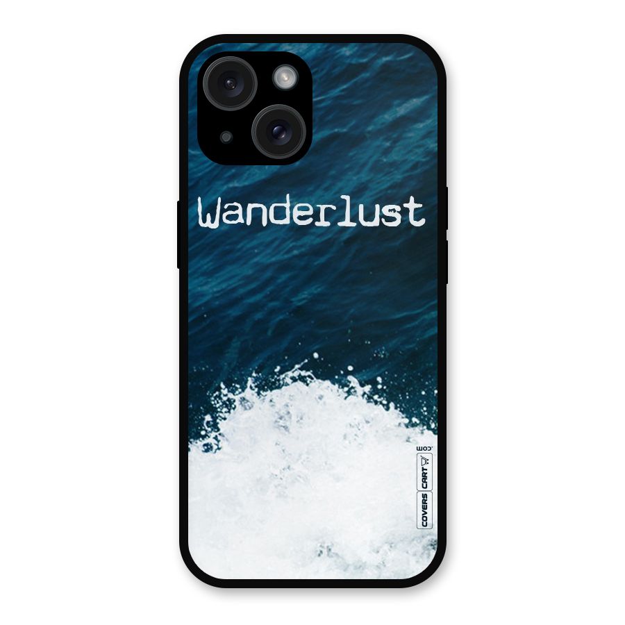 Ocean Wanderlust Metal Back Case for iPhone 15
