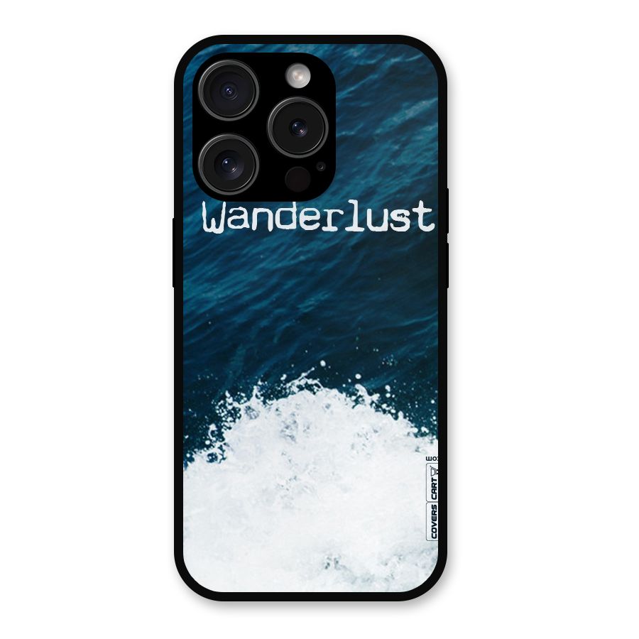 Ocean Wanderlust Metal Back Case for iPhone 15 Pro