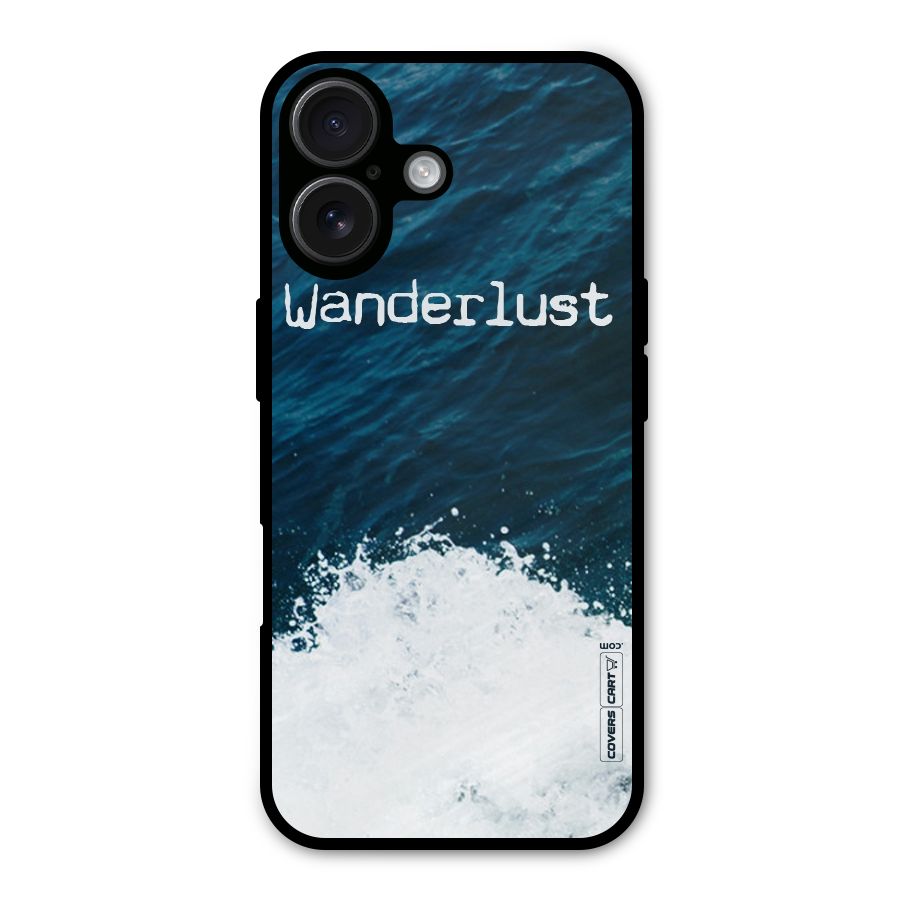 Ocean Wanderlust Metal Back Case for iPhone 16