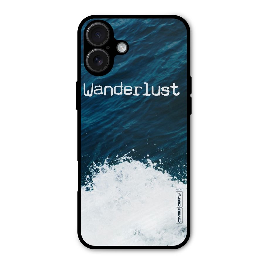 Ocean Wanderlust Metal Back Case for iPhone 16 Plus
