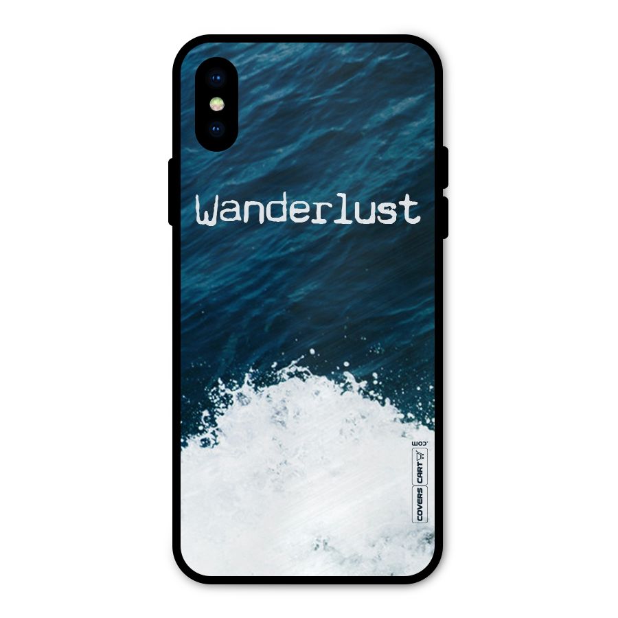Ocean Wanderlust Metal Back Case for iPhone X
