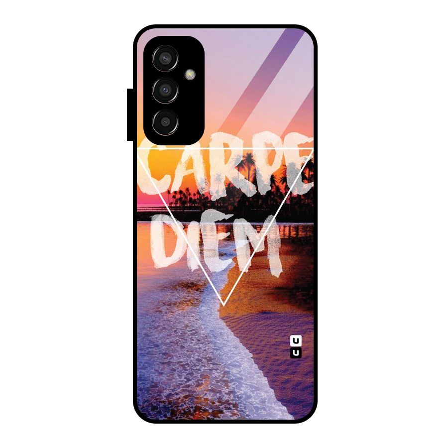 Oceanic Diem Glass Back Case for Galaxy F13