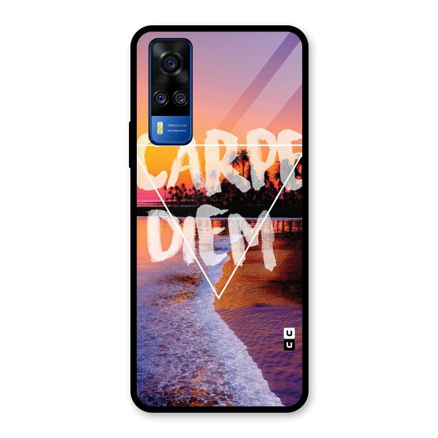 Oceanic Diem Glass Back Case for Vivo Y31