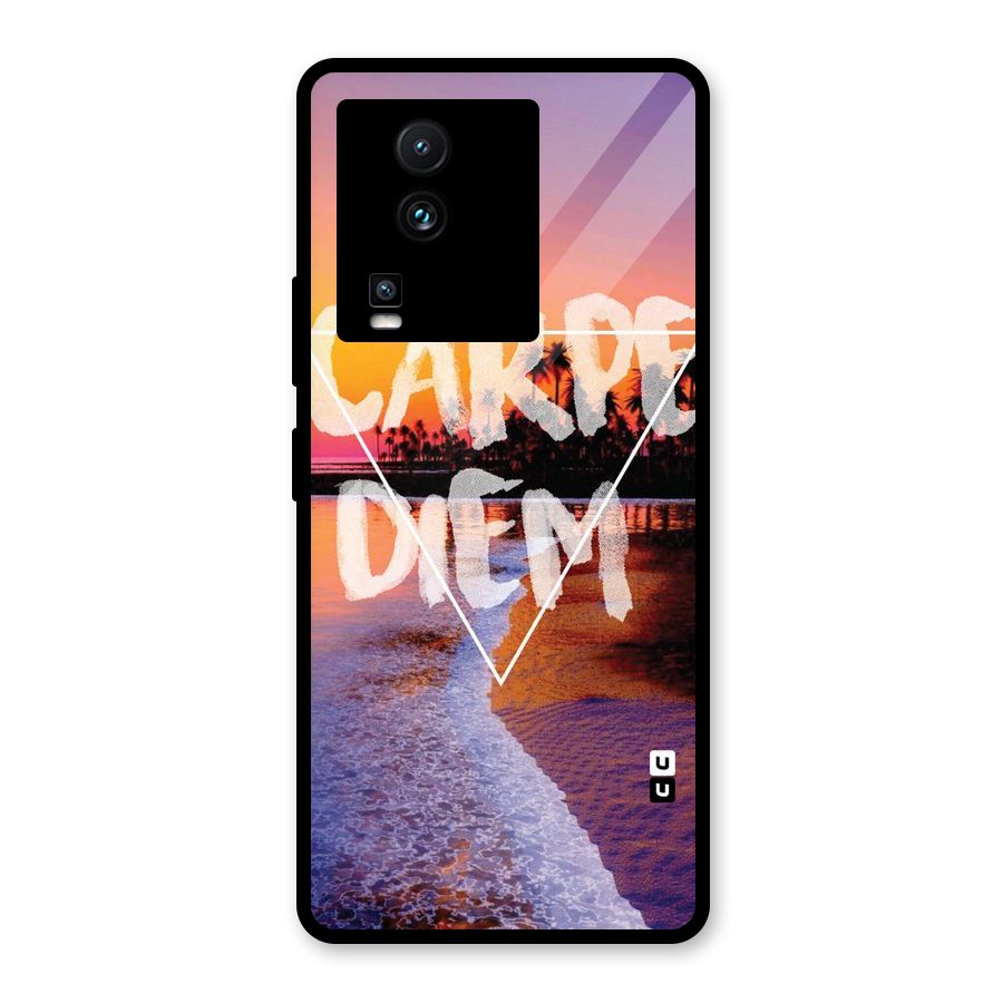 Oceanic Diem Glass Back Case for Vivo iQOO Neo 7 Pro