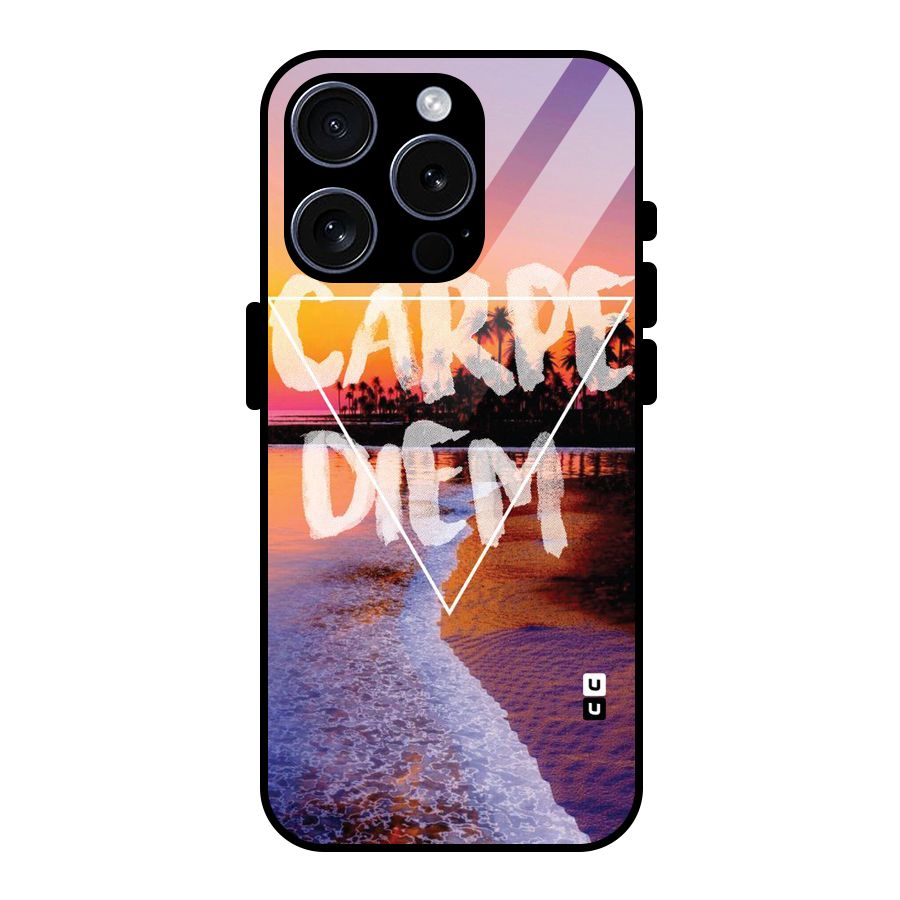 Oceanic Diem Glass Back Case for iPhone 15 Pro