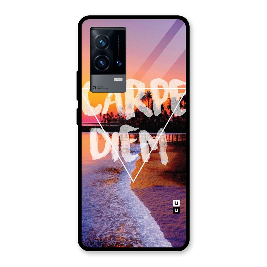 Oceanic Diem Glass Back Case for iQOO 9 5G