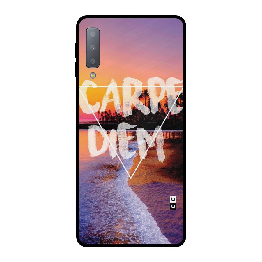 Oceanic Diem Metal Back Case for Galaxy A7 (2018)