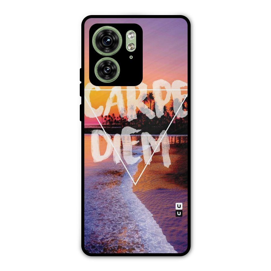 Oceanic Diem Metal Back Case for Motorola Edge 40 5G