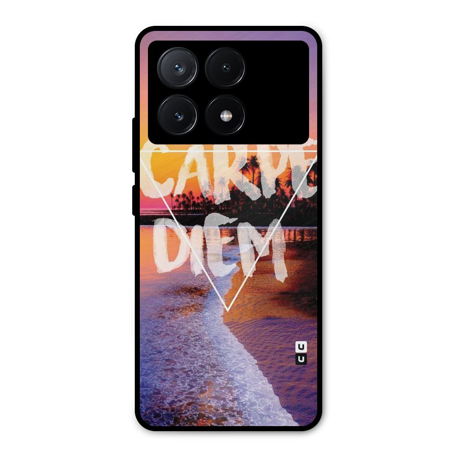 Oceanic Diem Metal Back Case for Poco X6 Pro