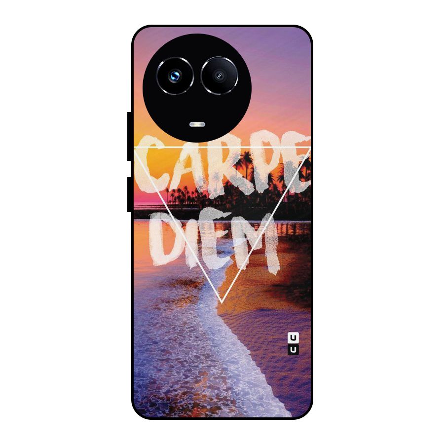 Oceanic Diem Metal Back Case for Realme 11X