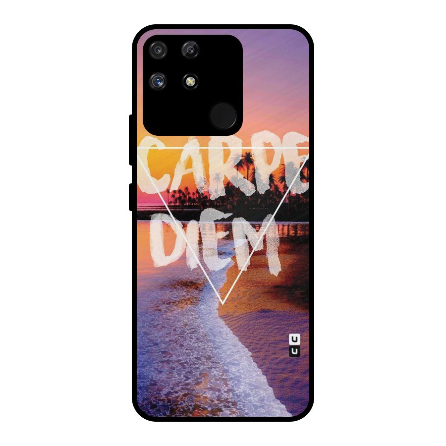Oceanic Diem Metal Back Case for Realme Narzo 50A