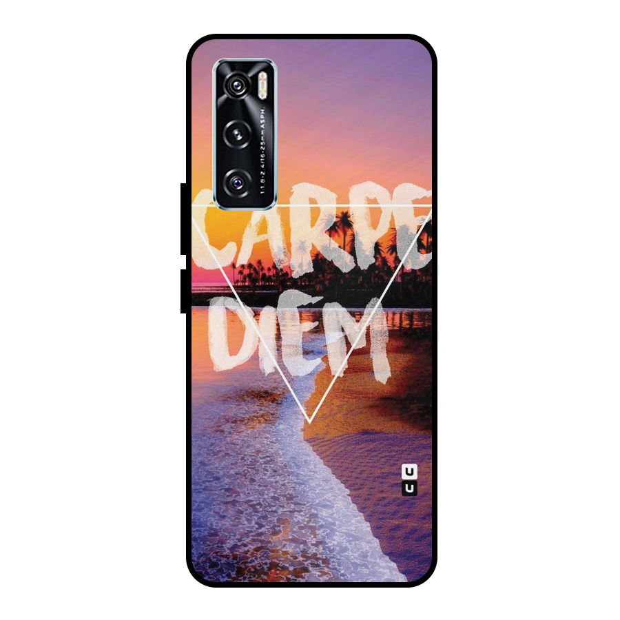 Oceanic Diem Metal Back Case for Vivo V20 SE