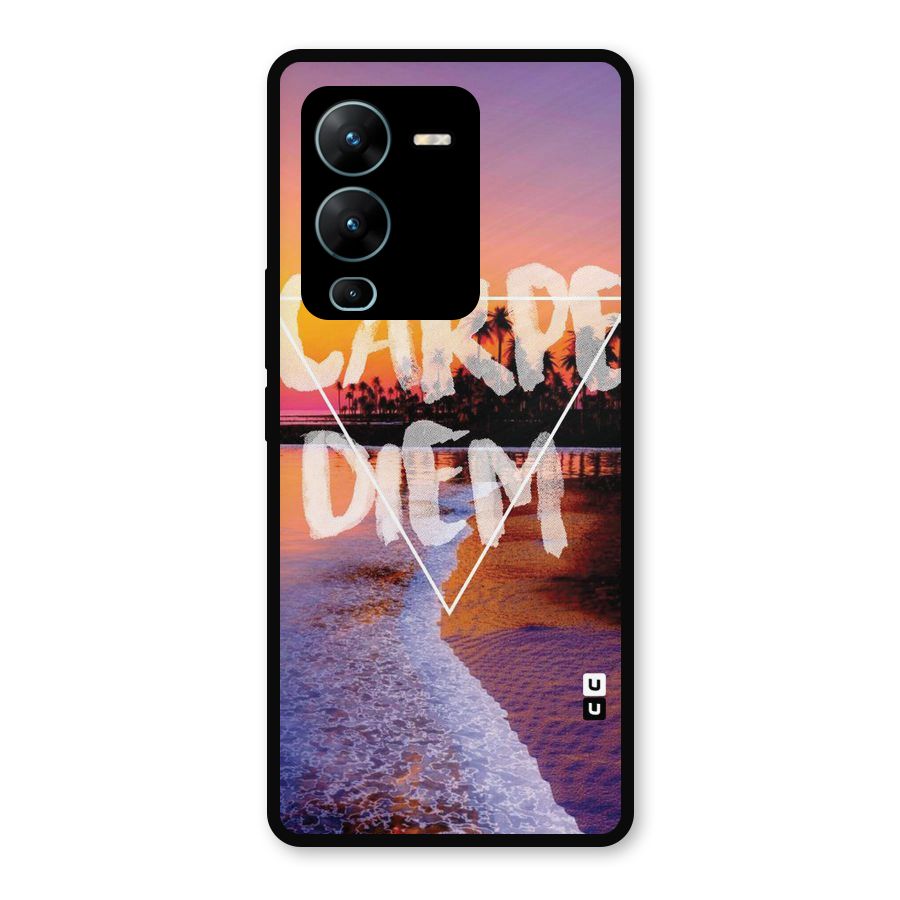Oceanic Diem Metal Back Case for Vivo V25 Pro