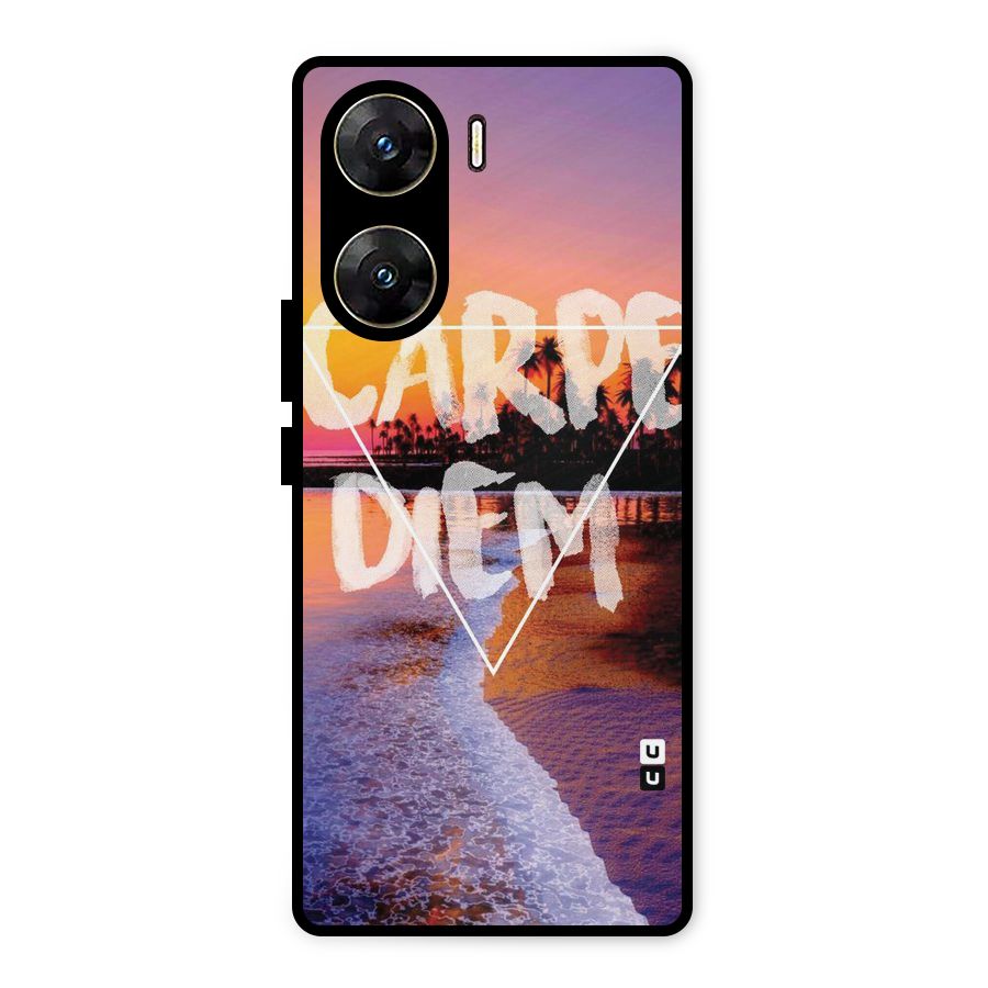 Oceanic Diem Metal Back Case for Vivo V29e