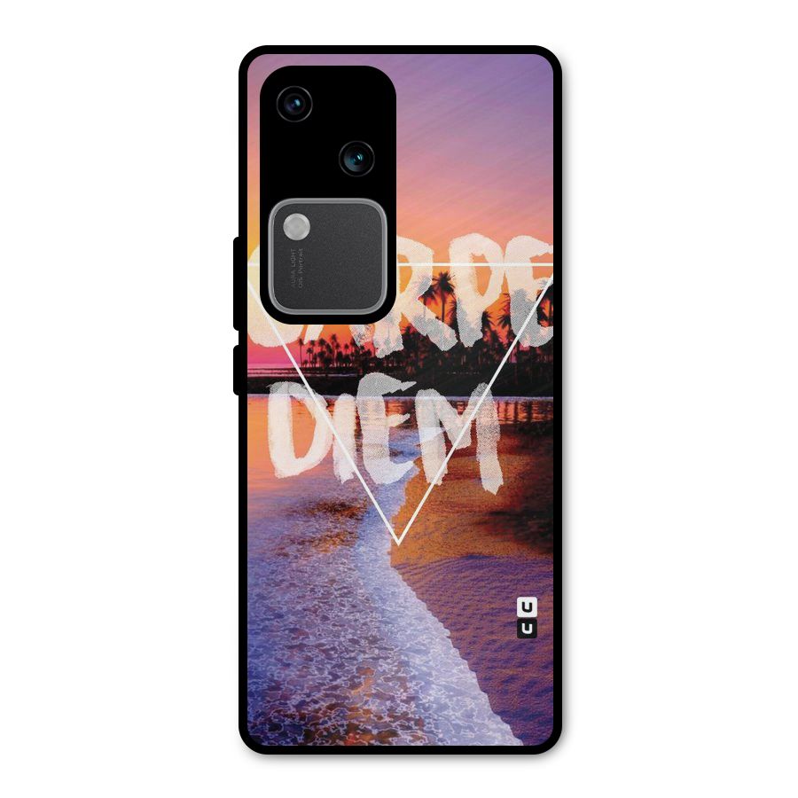 Oceanic Diem Metal Back Case for Vivo V30