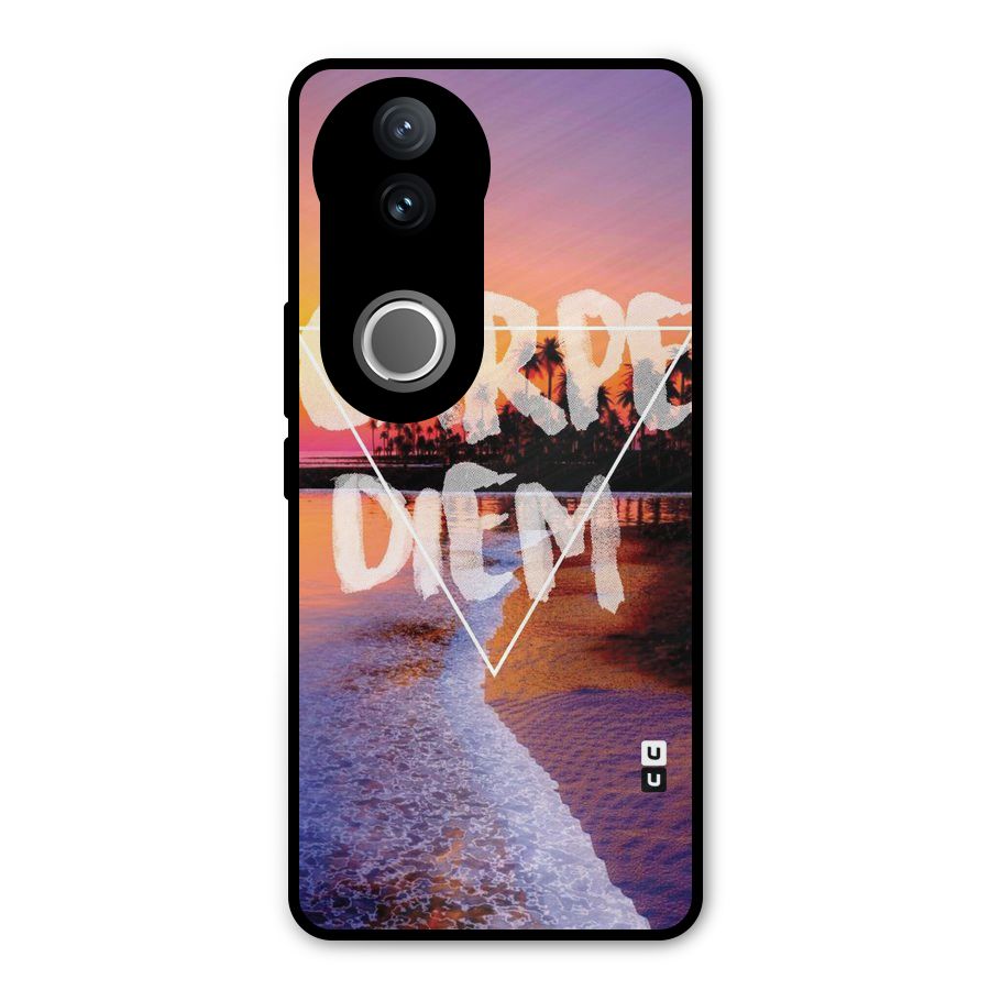 Oceanic Diem Metal Back Case for Vivo V50e