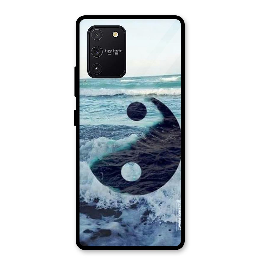 Oceanic Peace Design Glass Back Case for Galaxy S10 Lite