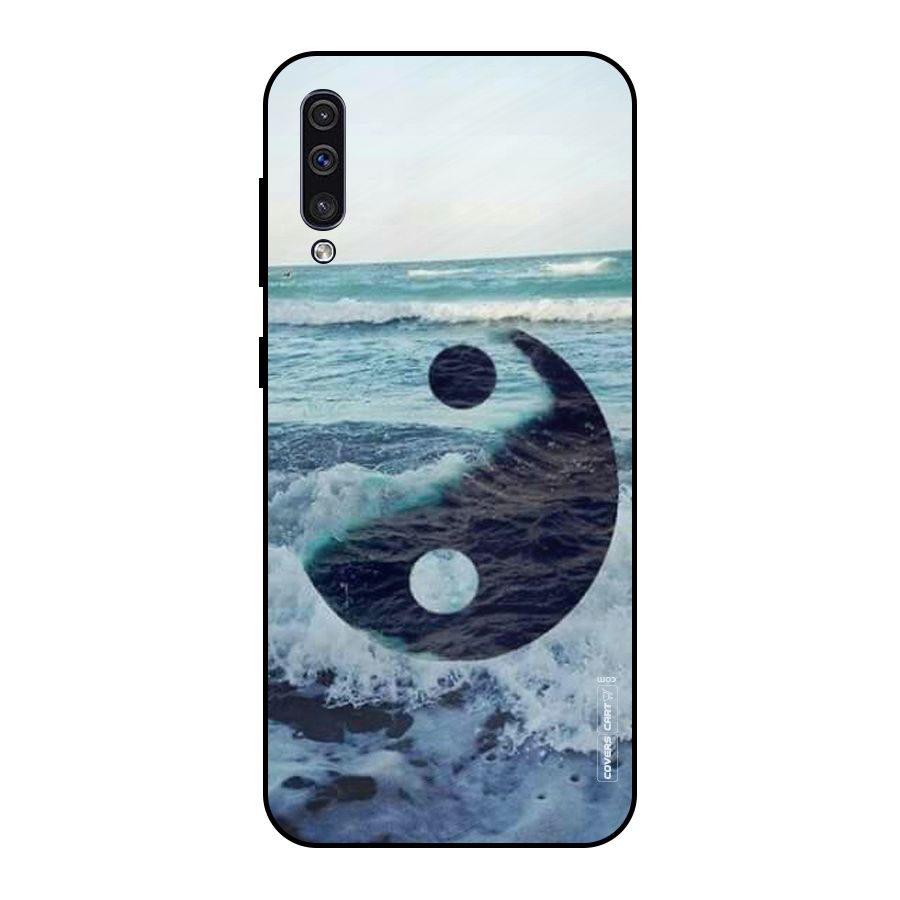 Oceanic Peace Design Metal Back Case for Galaxy A30s