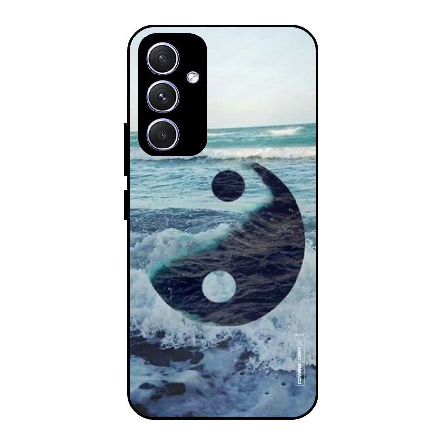 Oceanic Peace Design Metal Back Case for Galaxy A54
