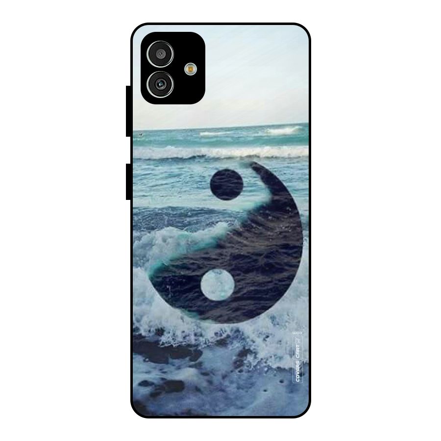 Oceanic Peace Design Metal Back Case for Galaxy M13 5G