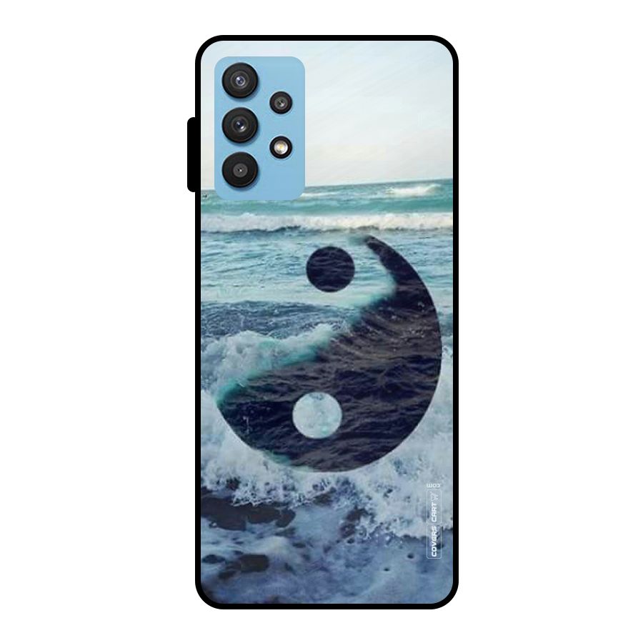 Oceanic Peace Design Metal Back Case for Galaxy M32 5G