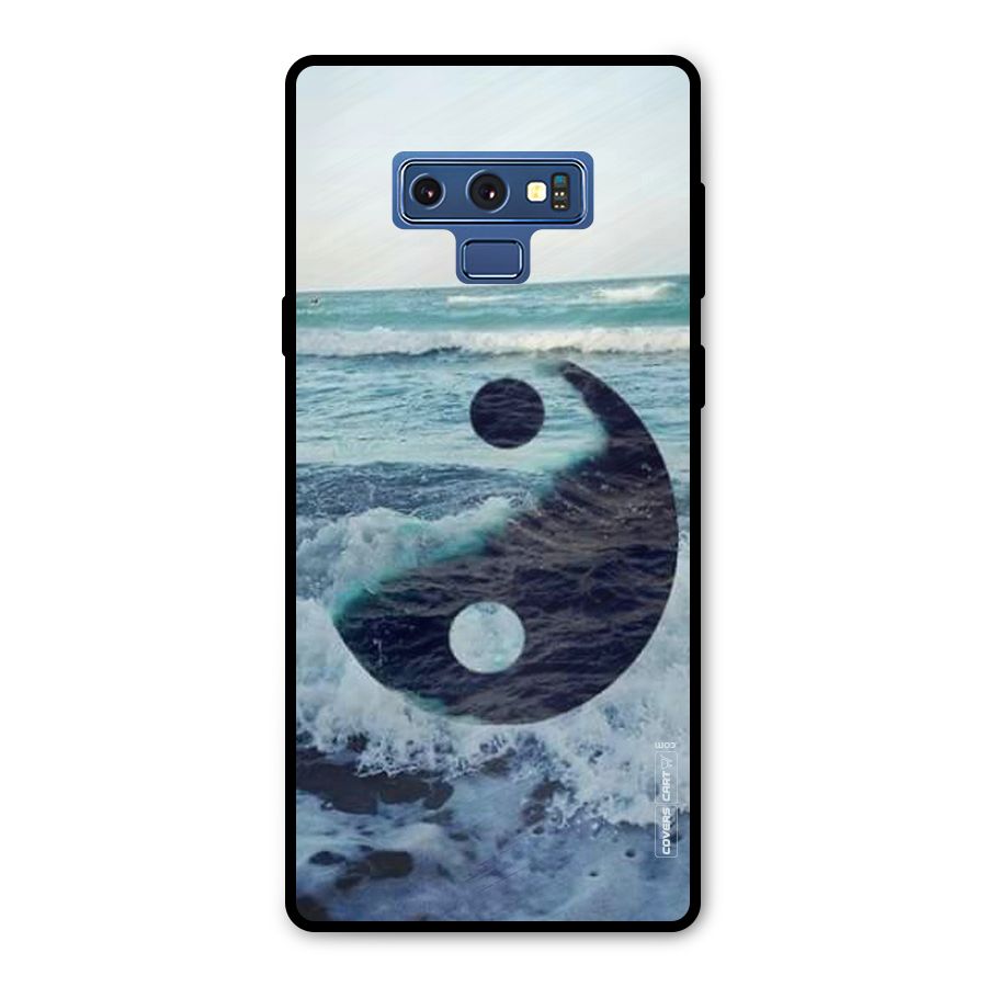 Oceanic Peace Design Metal Back Case for Galaxy Note 9