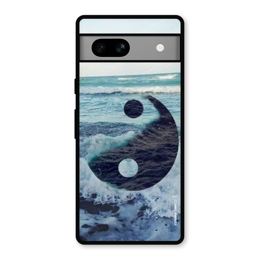 Oceanic Peace Design Metal Back Case for Google Pixel 7a