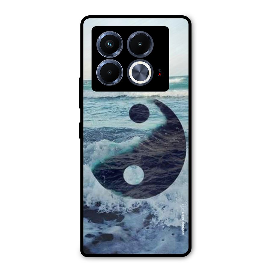 Oceanic Peace Design Metal Back Case for Infinix Note 40 5G