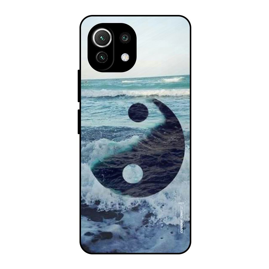 Oceanic Peace Design Metal Back Case for Mi 11 Lite