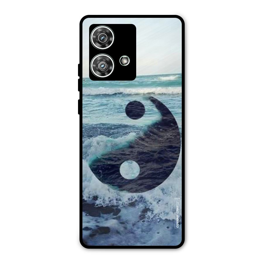 Oceanic Peace Design Metal Back Case for Motorola Edge 40 Neo