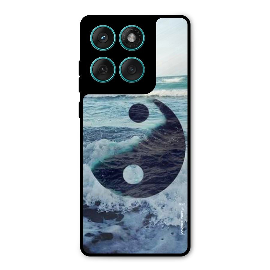 Oceanic Peace Design Metal Back Case for Motorola Edge 60