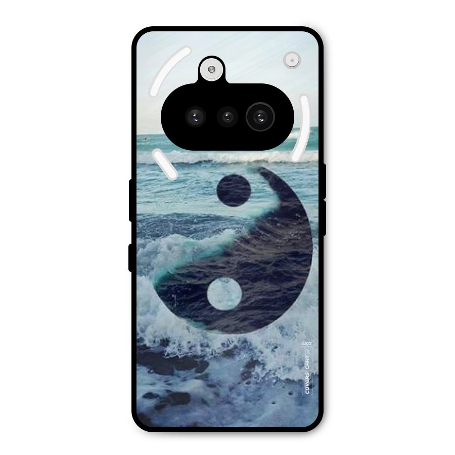 Oceanic Peace Design Metal Back Case for Nothing Phone 3a
