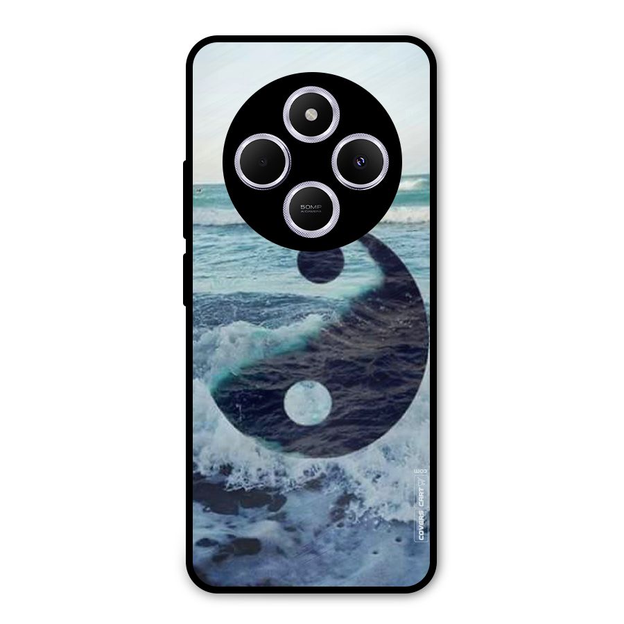 Oceanic Peace Design Metal Back Case for Poco M7