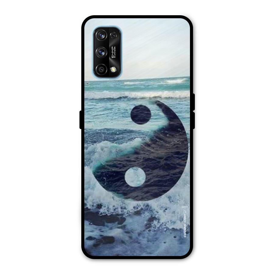 Oceanic Peace Design Metal Back Case for Realme 7 Pro