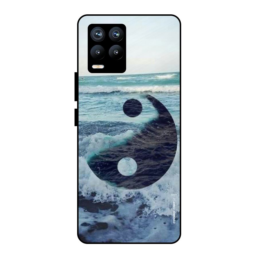 Oceanic Peace Design Metal Back Case for Realme 8 Pro