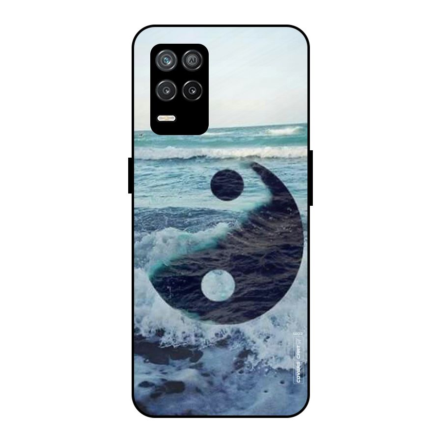 Oceanic Peace Design Metal Back Case for Realme 8s 5G