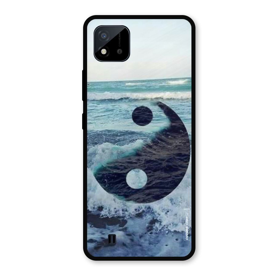 Oceanic Peace Design Metal Back Case for Realme C11 2021