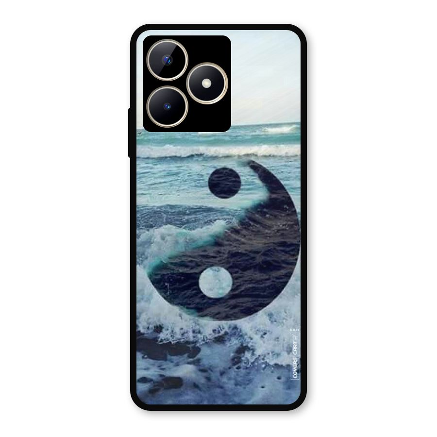 Oceanic Peace Design Metal Back Case for Realme C53