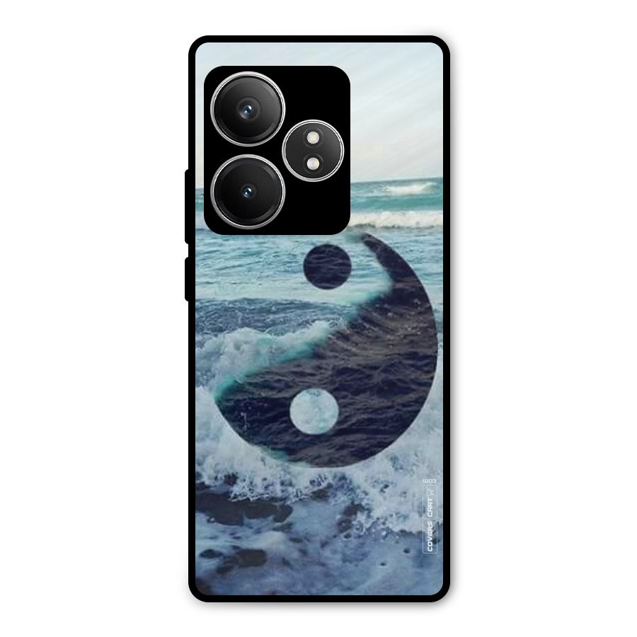 Oceanic Peace Design Metal Back Case for Realme GT 6T