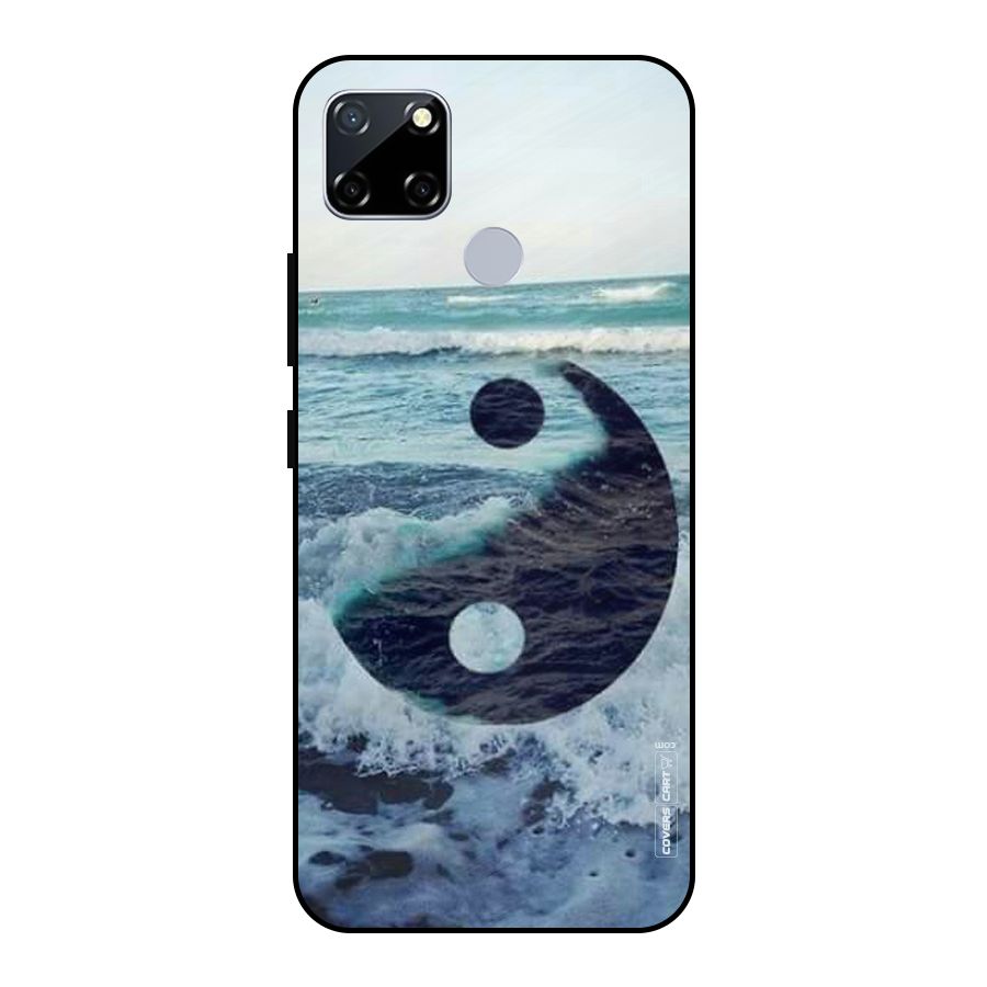 Oceanic Peace Design Metal Back Case for Realme Narzo 30A