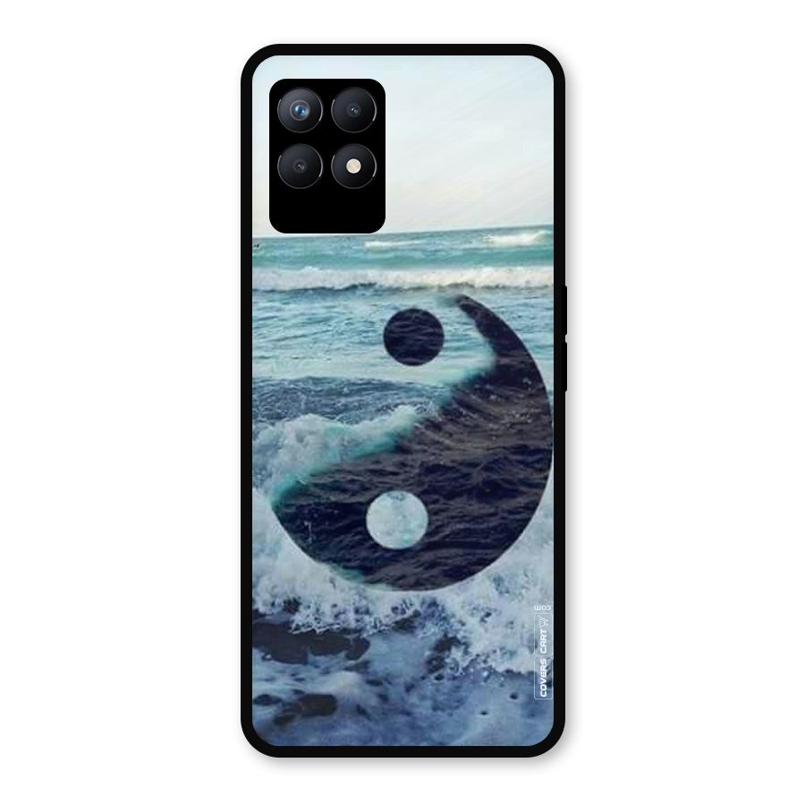 Oceanic Peace Design Metal Back Case for Realme Narzo 50
