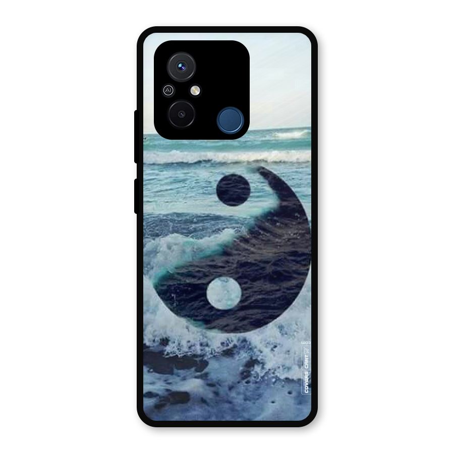Oceanic Peace Design Metal Back Case for Redmi 12C