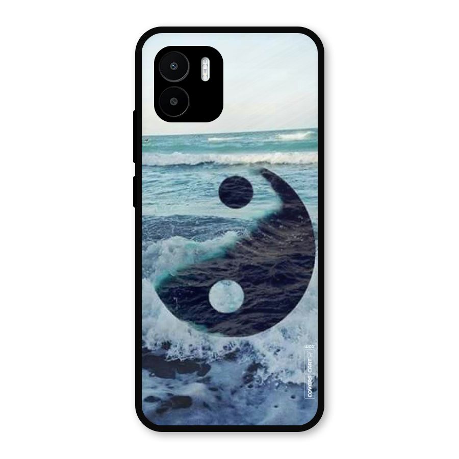 Oceanic Peace Design Metal Back Case for Redmi A2