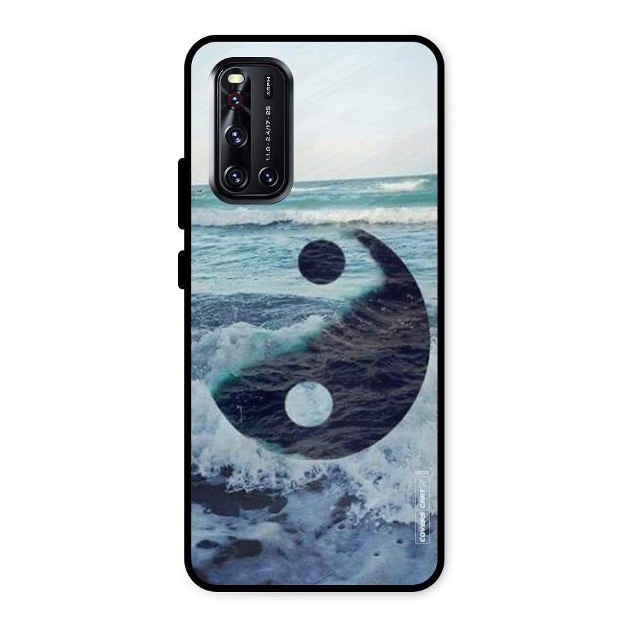 Oceanic Peace Design Metal Back Case for Vivo V19