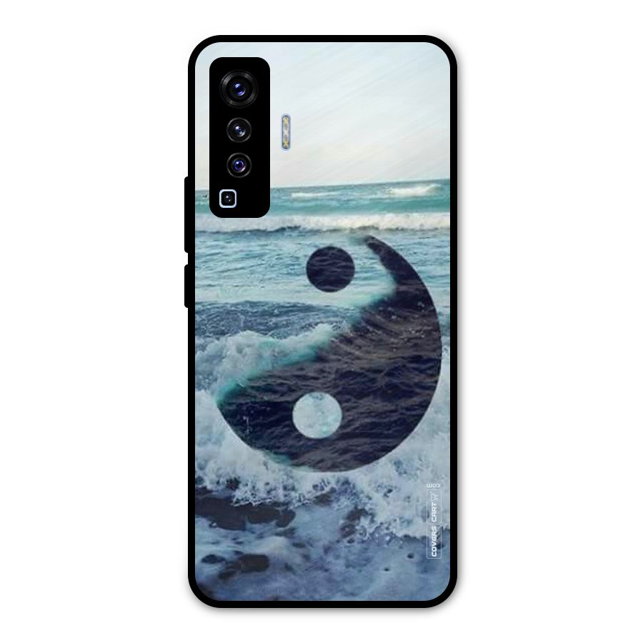 Oceanic Peace Design Metal Back Case for Vivo X50