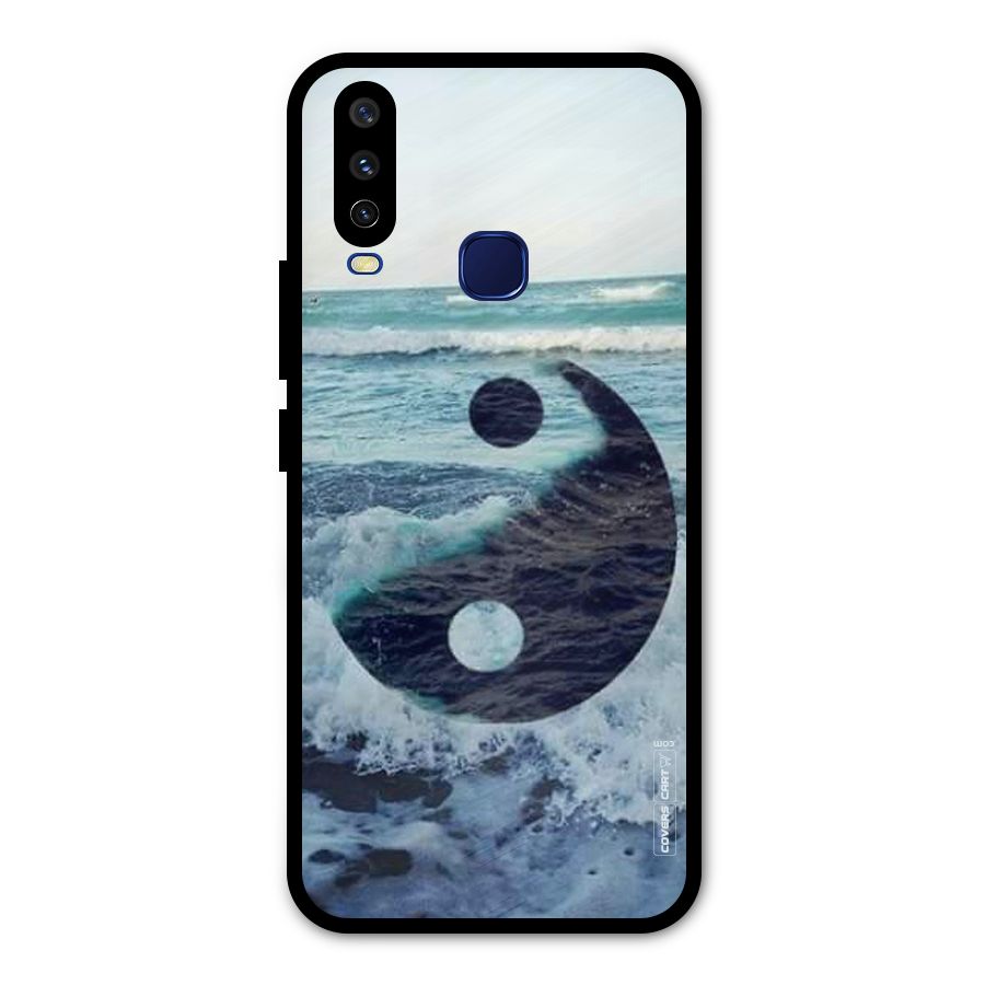 Oceanic Peace Design Metal Back Case for Vivo Y15