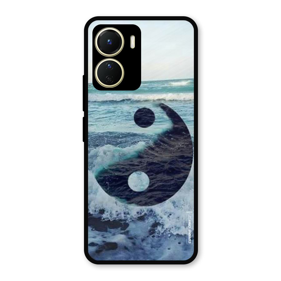 Oceanic Peace Design Metal Back Case for Vivo Y16