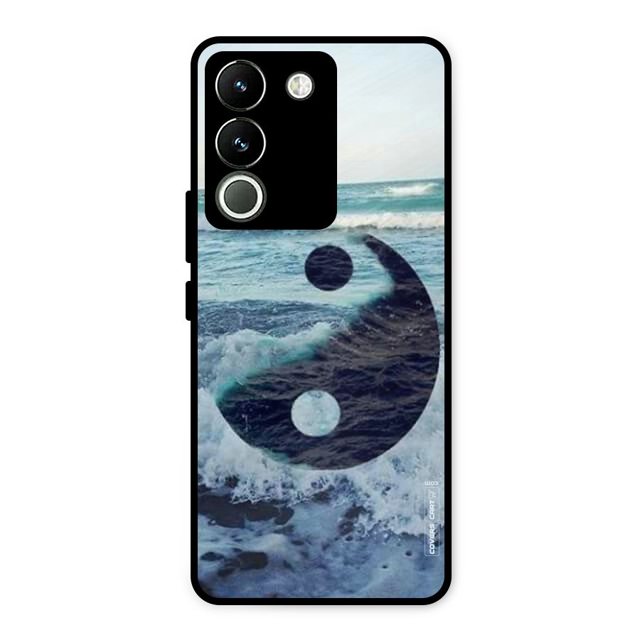Oceanic Peace Design Metal Back Case for Vivo Y200