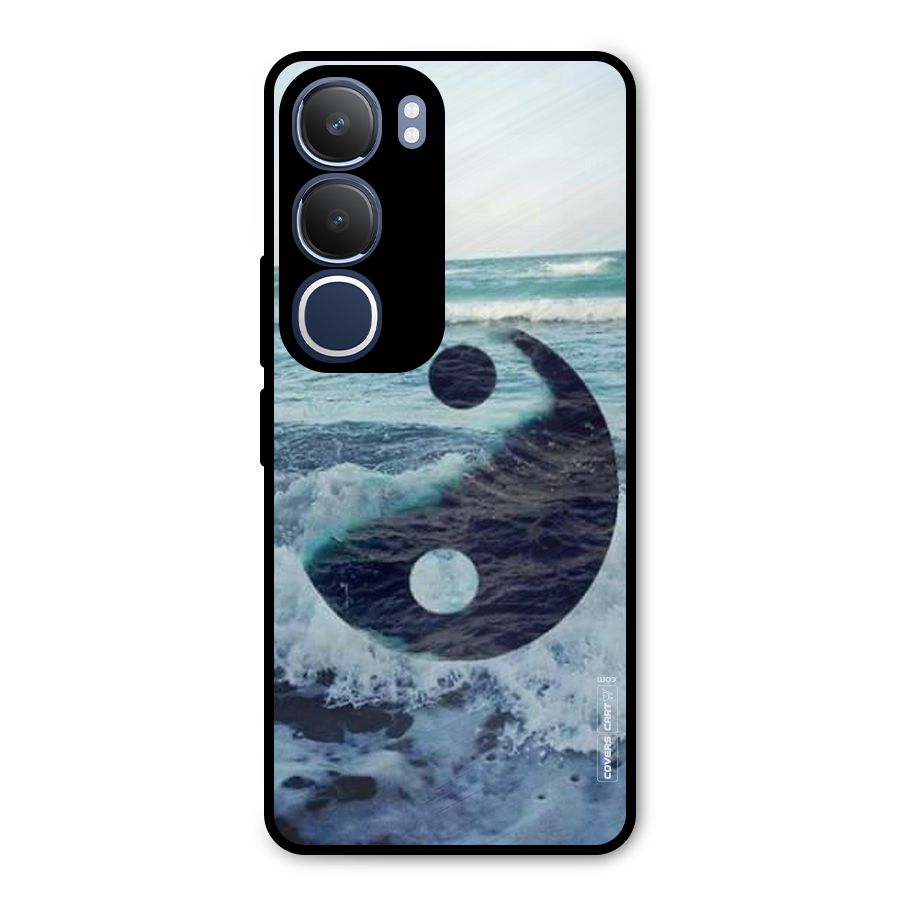 Oceanic Peace Design Metal Back Case for Vivo Y29